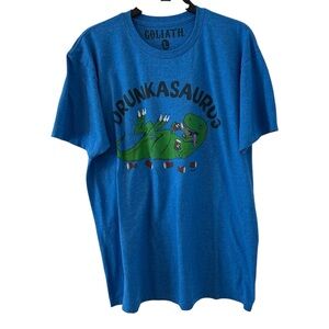 Goliath Blue Drunkasaurus T-Shirt